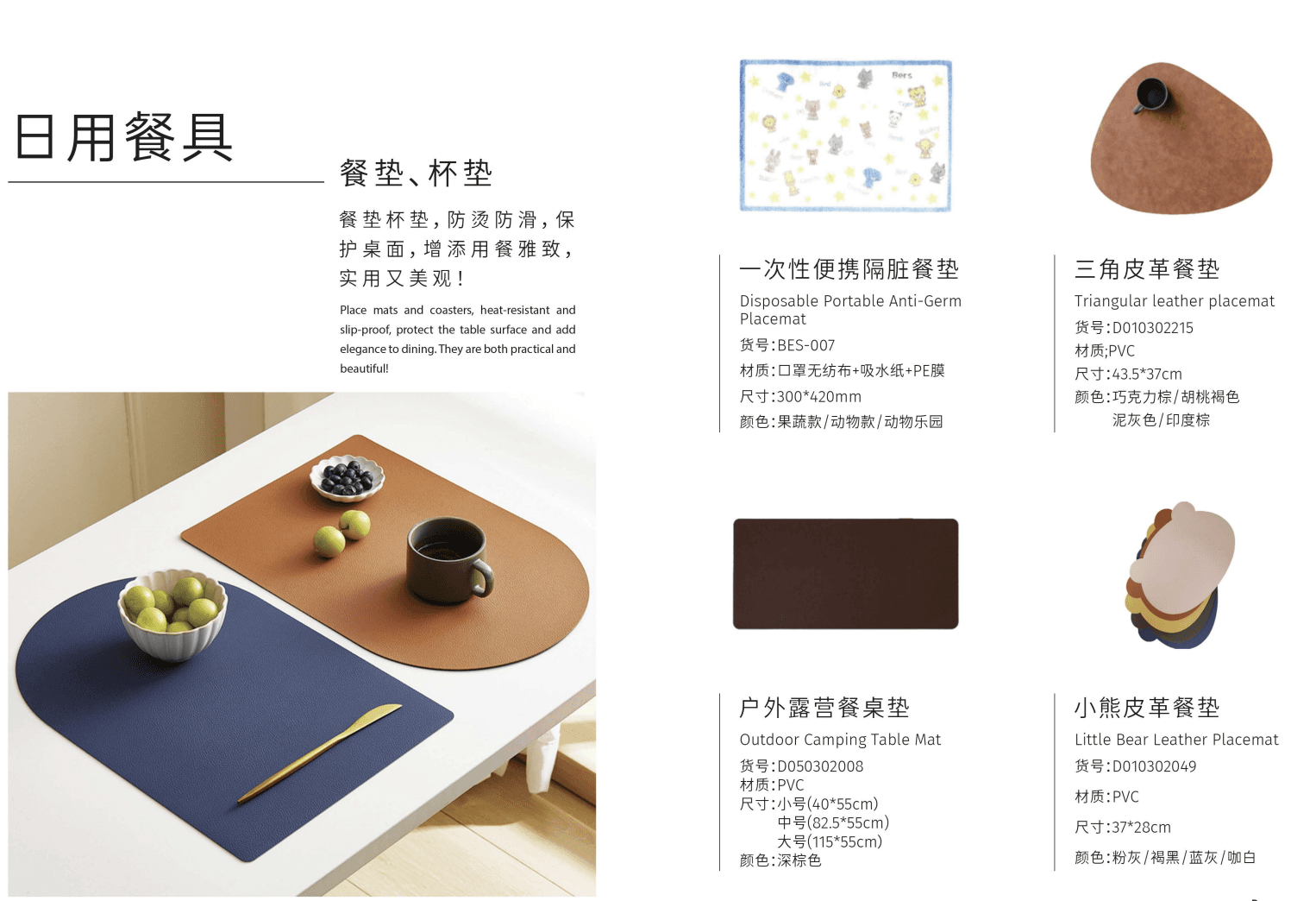 Placemat & Coaster Collection